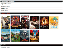 Tablet Screenshot of cinema-poissy.com